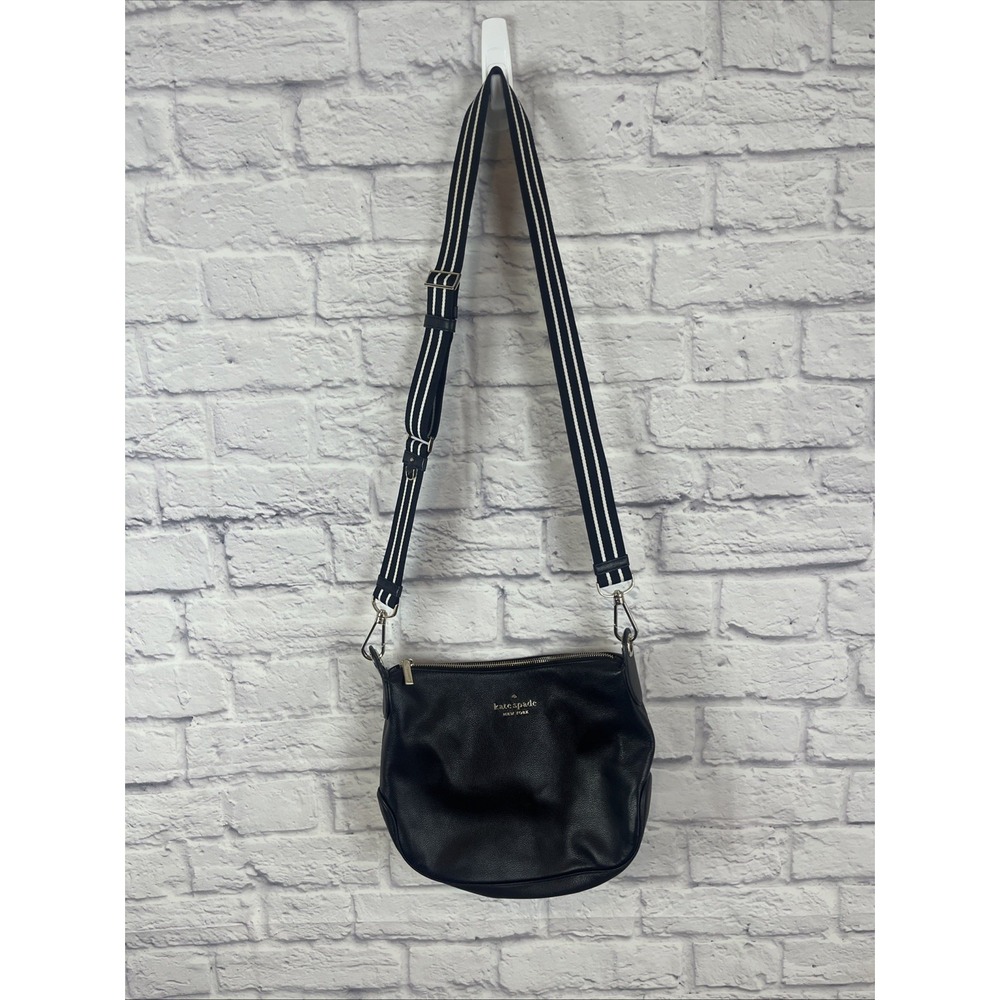 Sold Kate Spade New York Rosie Black Pebbled Leather Crossbody Bag Purse